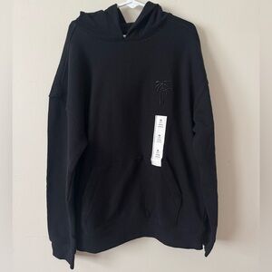 Cat & Jack Boys Black Palm Tree NWT Hoodie Size Medium 8 School Sweatshirt